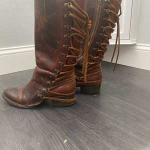 Free bird distressed boots